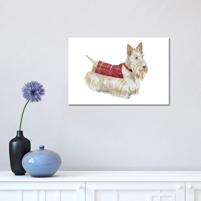 «Wheaten Scotty» par Lanie Loreth - peinture sur toile tendue