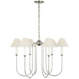 Ingela 6 - Light Metal Chandelier by Amber Lewis