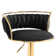 Christal Swivel Upholstered Adjustable Height Counter Stool