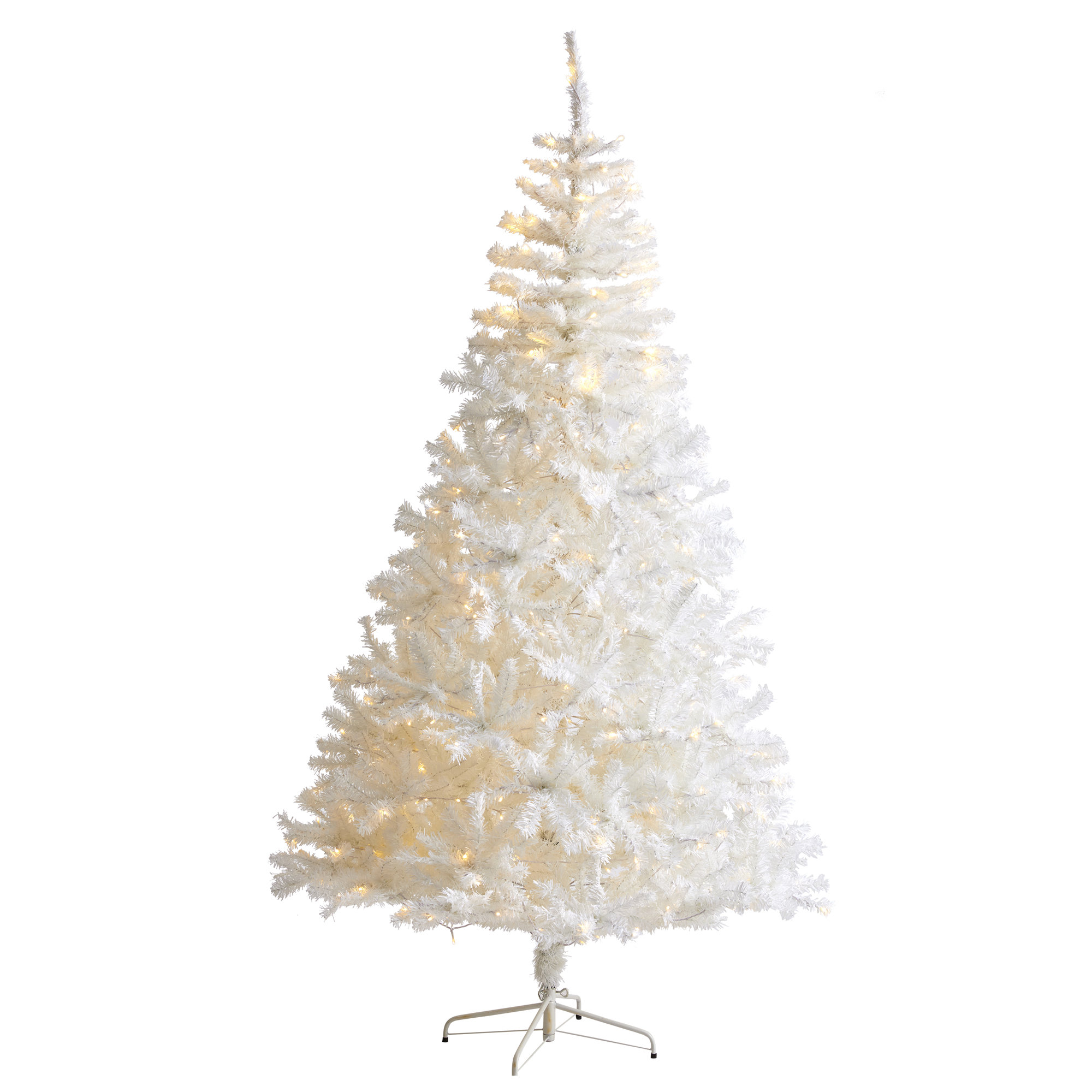 Lighted Artificial Christmas Tree, 8' H
