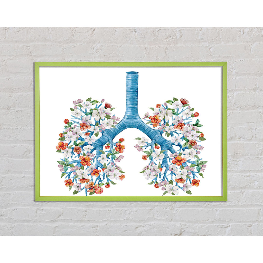 Gerahmtes Poster Dordogne Tree Blossom Lungs