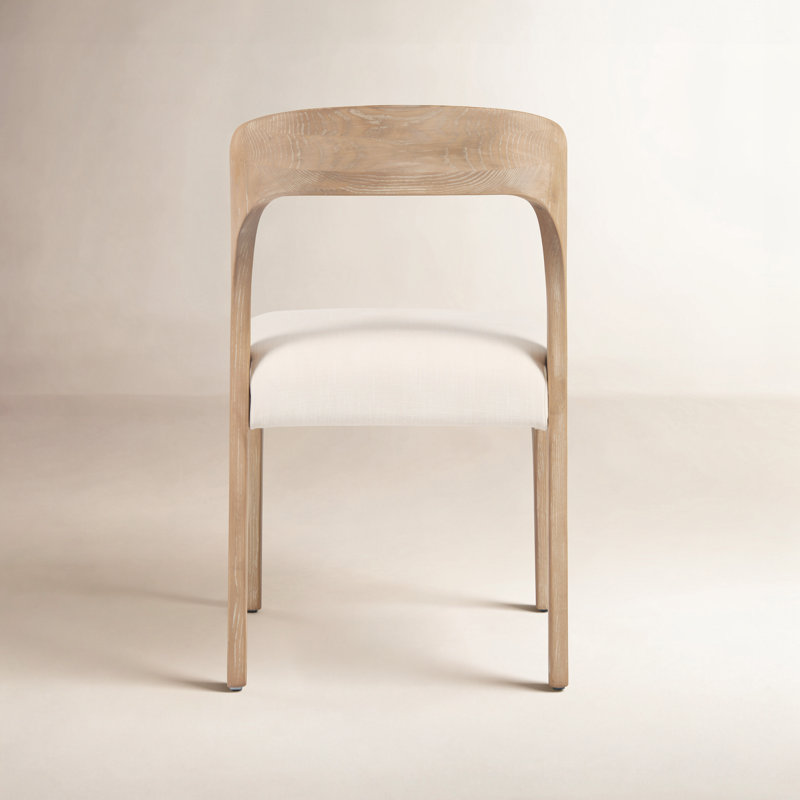 Hamish 32.5" H Solid Oak Side Chair, Natural