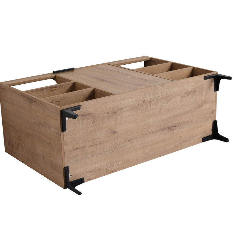 Ensemble de meuble-lavabo simple 48 po avec lavabo en résine et paniers pliables Alingtons
