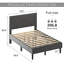 Upholstered Platm Bed-1882524574