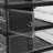 9-Tier Foldable Rectangular Freestanding Shoe Cabinet With Wheels-2002431845