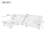 Zavier Modern L-Shaped Modular Sectional Sofa