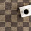 Tapis en laine à carreaux Quince-102495463