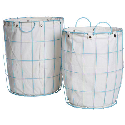 Fabric Laundry Basket with Handles