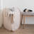 3 Sprouts Recycled Pop-up Hamper/gingham/beige