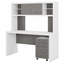 Ensemble de bureau d'ordinateur avec huche 3 pièces Echo-644108355