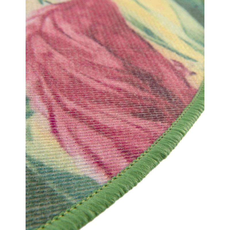 Tapis d'intérieur / extérieur Jill Zarin Dominica, Rond 7 pi 10 po