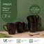 Mikasa Jardin Midnight Stoneware Mugs, 420ml-91338699