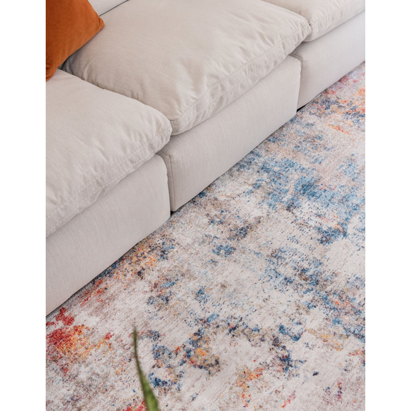 Beaulieu Abstract Indoor Rug, Round 3'3"