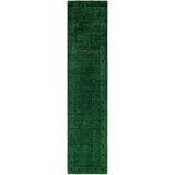 Overdyed One-of-a-Kind 3' 1" x 13' 6" Hand Knotted Area Rug