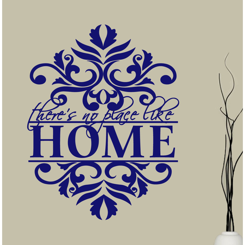 Text & Numbers Wall Decal, Navy Blue
