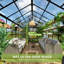 Grower’s Haven Polycarbonate Greenhouse Double Swing Doors 2 Vents 5.2FT Added Wall Height-90597046