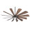 65" 12 - Blade Outdoor LED Smart Windmill Ceiling Fan with Remote Control and Light Kit Included