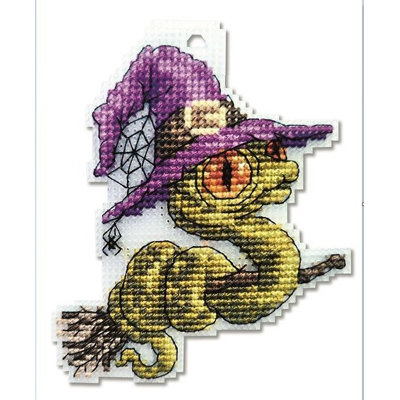 Trousse de broderie au point de croix compté Serpent par Alisena 8092A