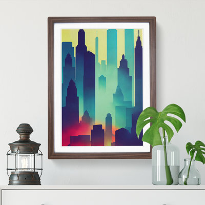 City Skyline Watercolour No.6 - Painting