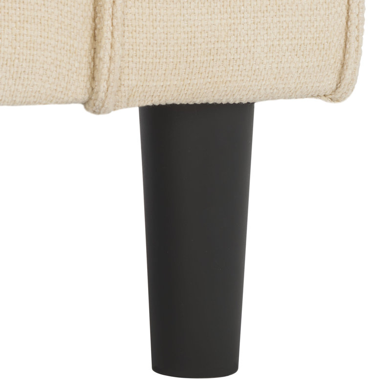 Bugarin 45'' Wide Armchair, Cream Polyester