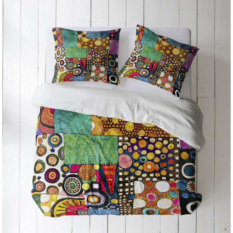 Modern & Contemporary Polyester Duvet Cover, Queen Duvet Cover + 2 Queen Shams