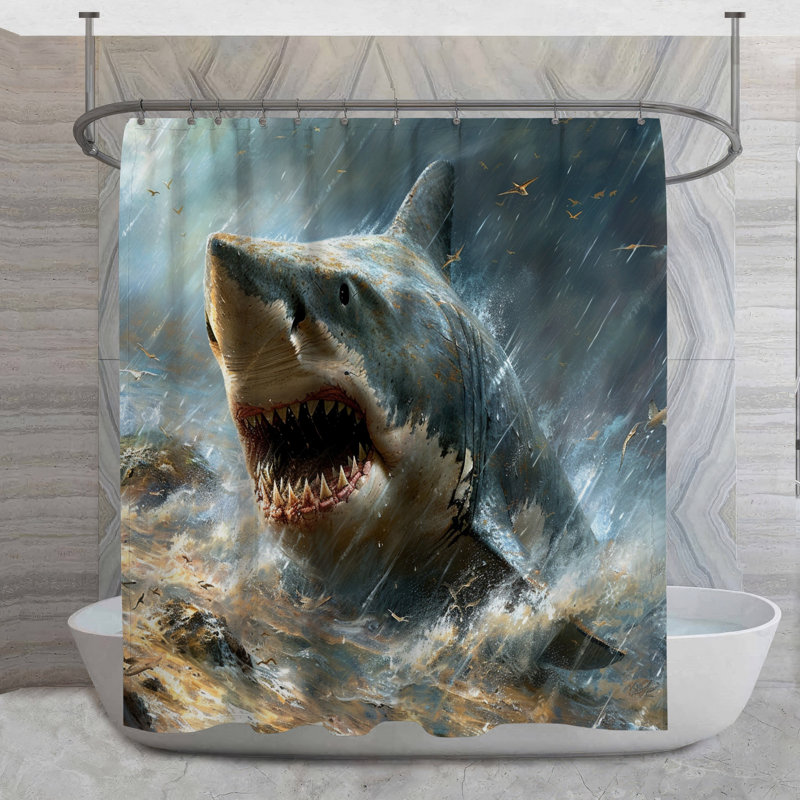 Demetrio Shower Curtain, 93"H x 70"W
