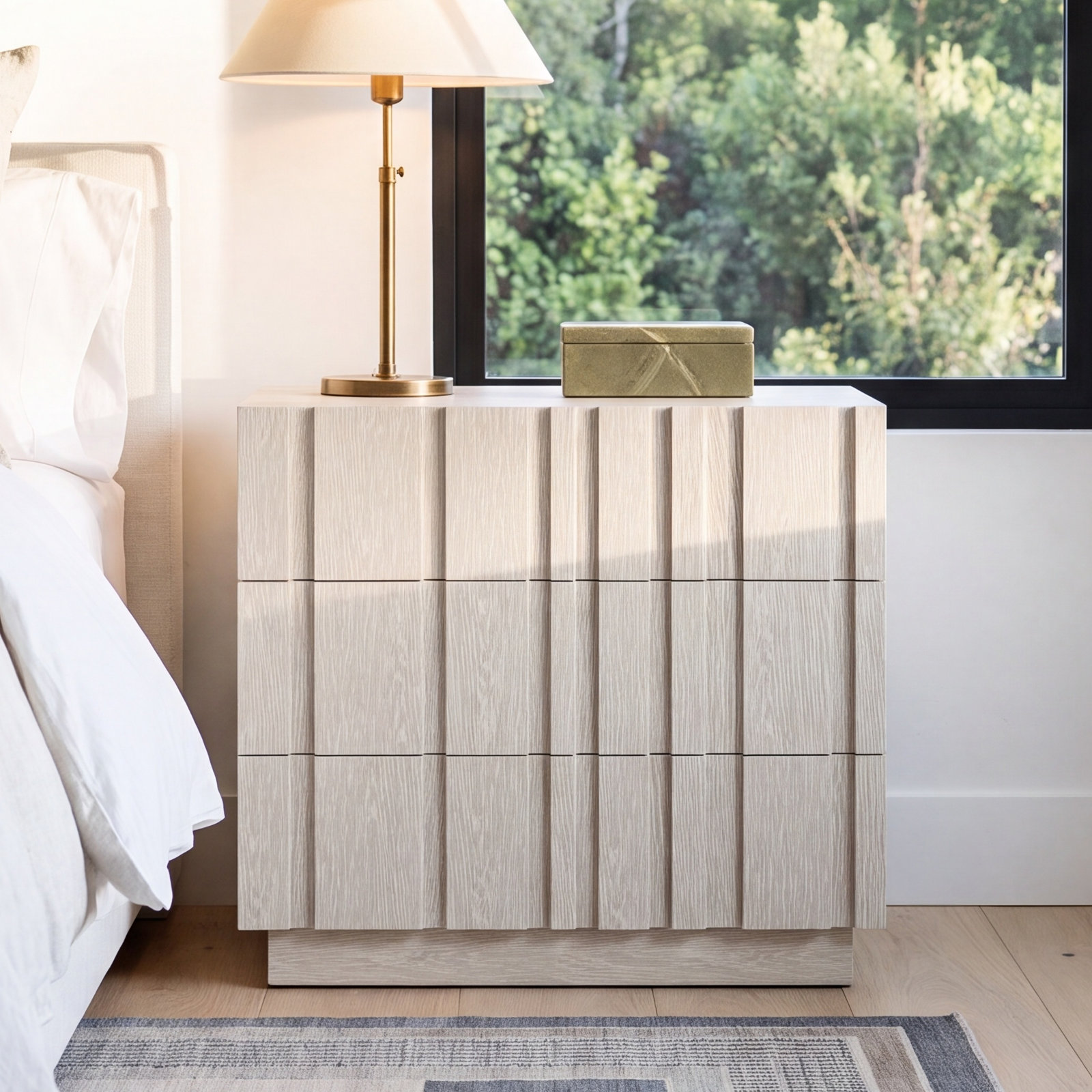 Tempo Oak Nightstand