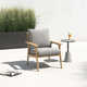 Tempo Teak Patio Chair with Cushions