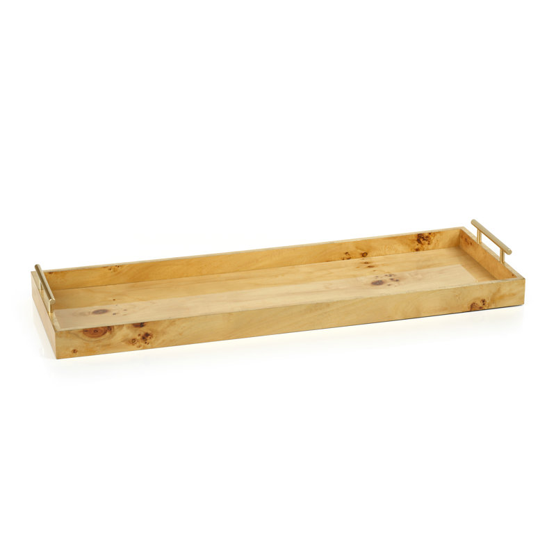 Plateau rectangulaire Niara, H 2,75 po x P 30 po x l 10 po