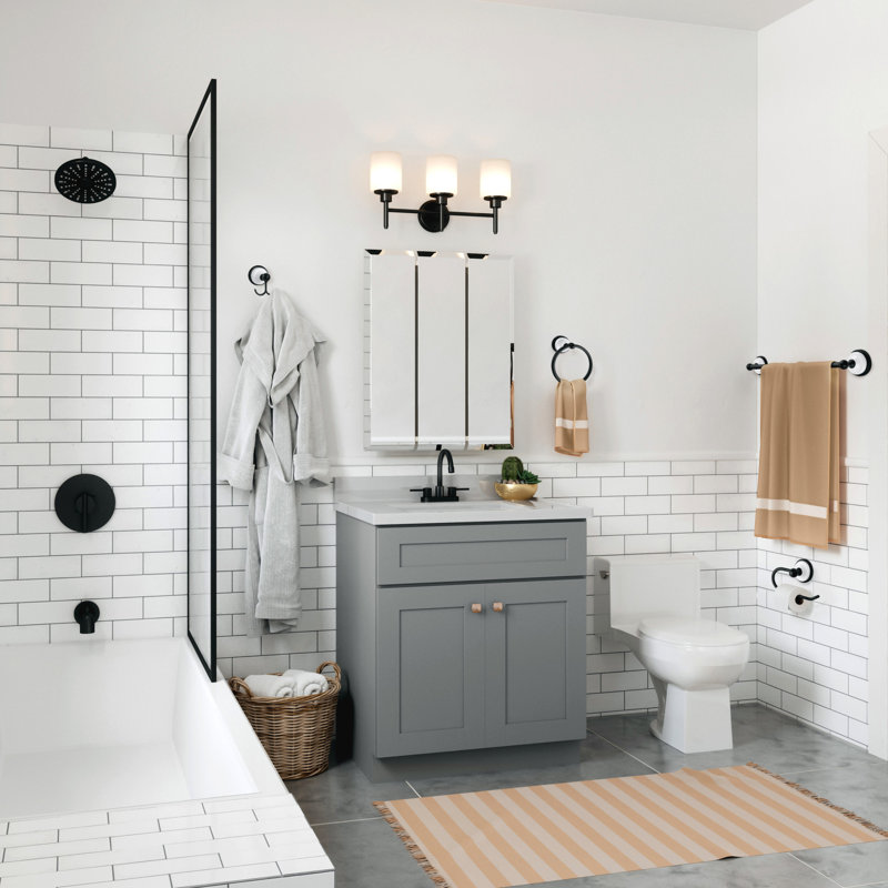 Porte-papier hygiénique mural, Noir mat / blanc