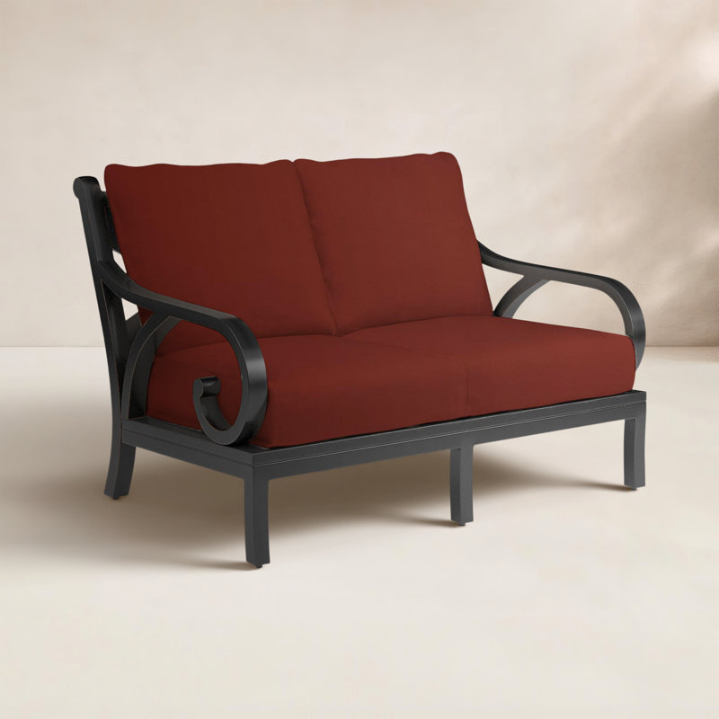 Monterey Outdoor 2 - Seat Loveseat, Canvas Henna Sunbrella® Canvas