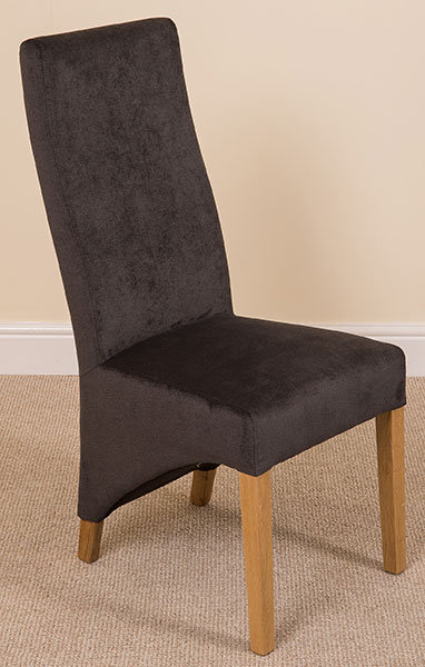 Millicent 48cm H Upholstered Side Chair, Black