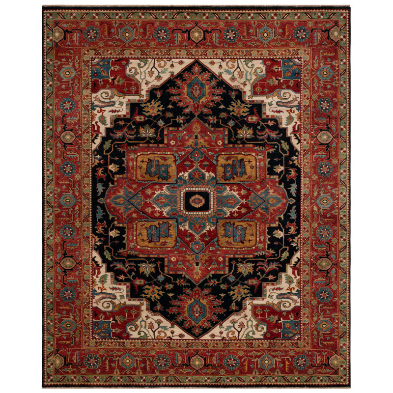 Ralph Lauren Wellesley Wool, Cotton Oriental Rug, Rectangle 8' x 10'