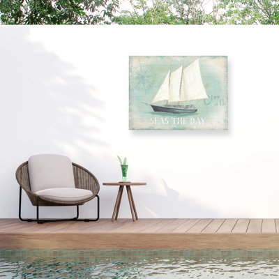 Toile d'extérieur Daphne Brissonnet «Sailing II»