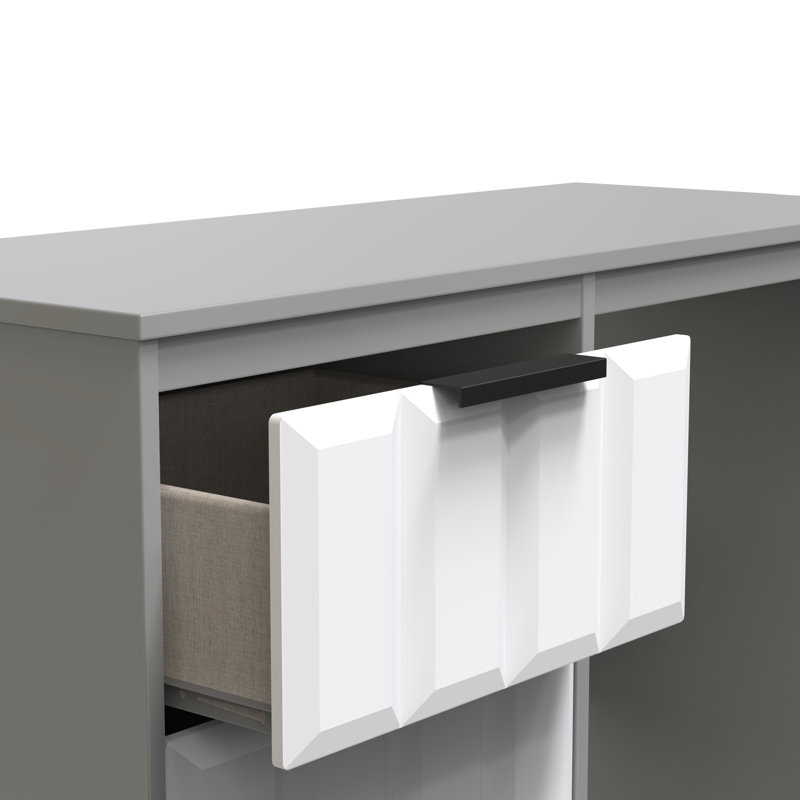Suruthi Vanity, White/Grey