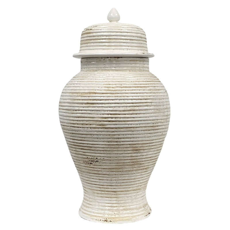 Handmade Terracotta Table Vase, 26" H x 14.17" W x 14.17" D