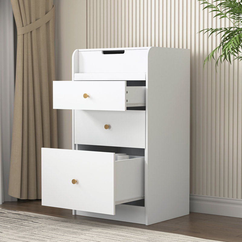 Ensemble de coiffeuse compacte blanche avec miroir, tiroirs et chaise - idéale pour les petits espaces et les chambres d'adolescent