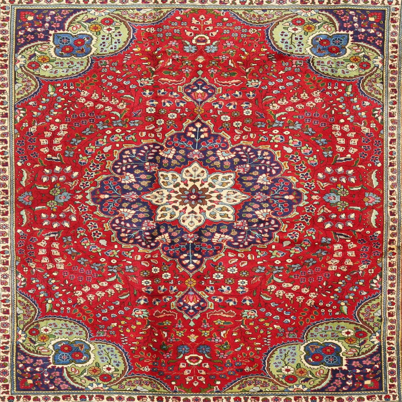 Oriental Indoor Rug, Square 6'