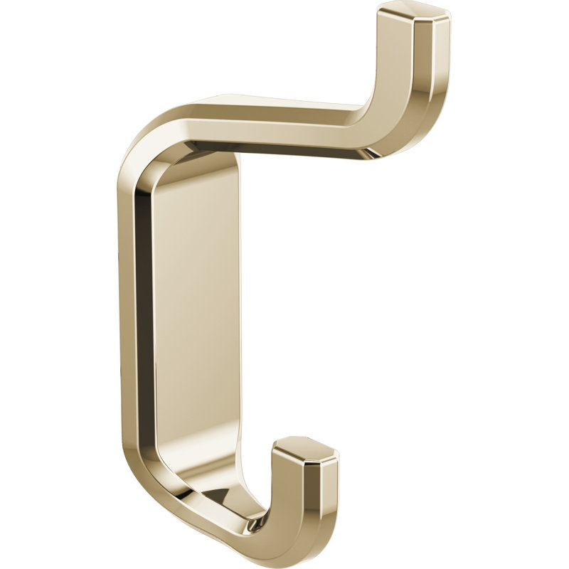 Levoir® Double Robe Hook, Polished Nickel
