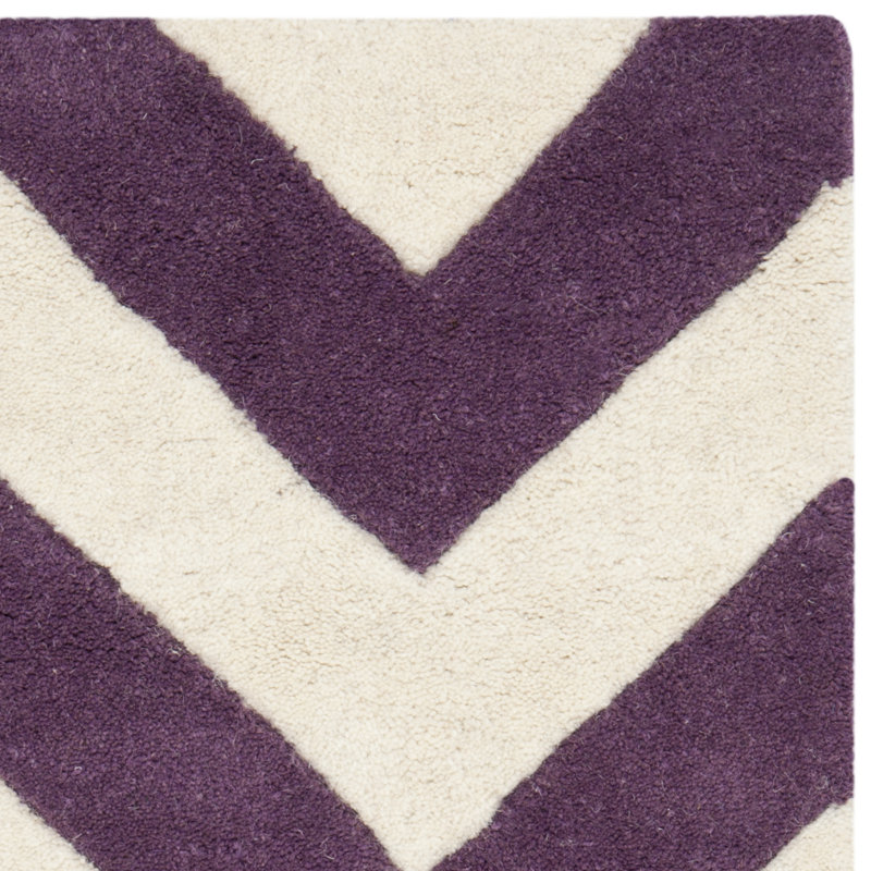 Tapis en laine touffeté à la main Teresita Chatham, Rectangle 6 pi x 9 pi