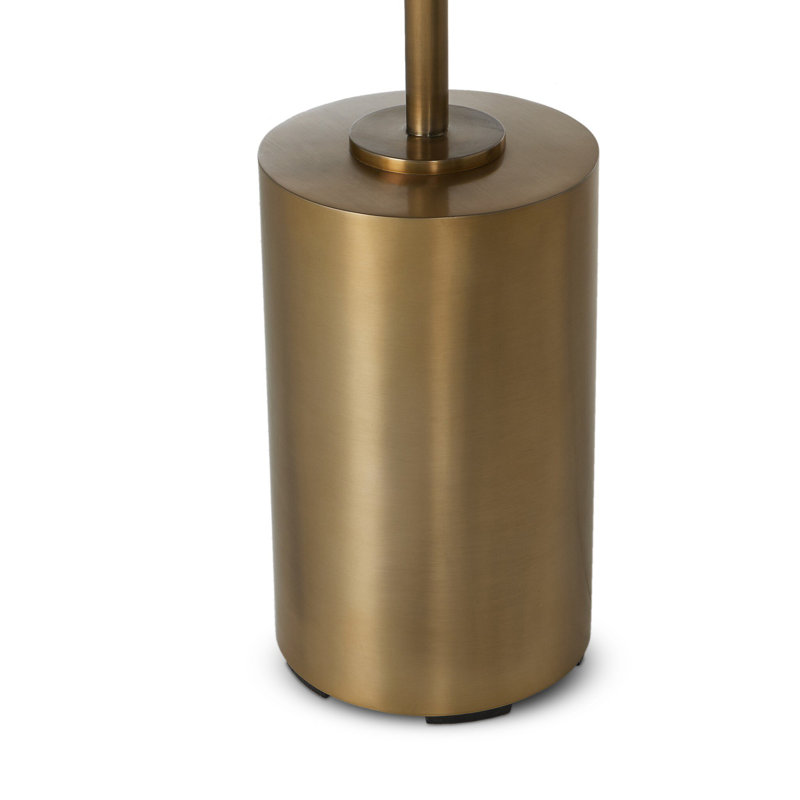LUTHER Floor Lamp, Brass, Aged Brass Iron