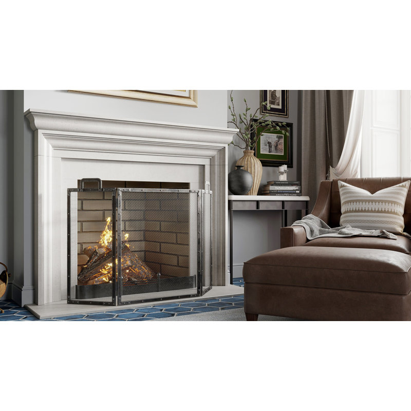 Foyer en pierre Austin, Gris, P 7 po x H 47,75 po x l 60 po