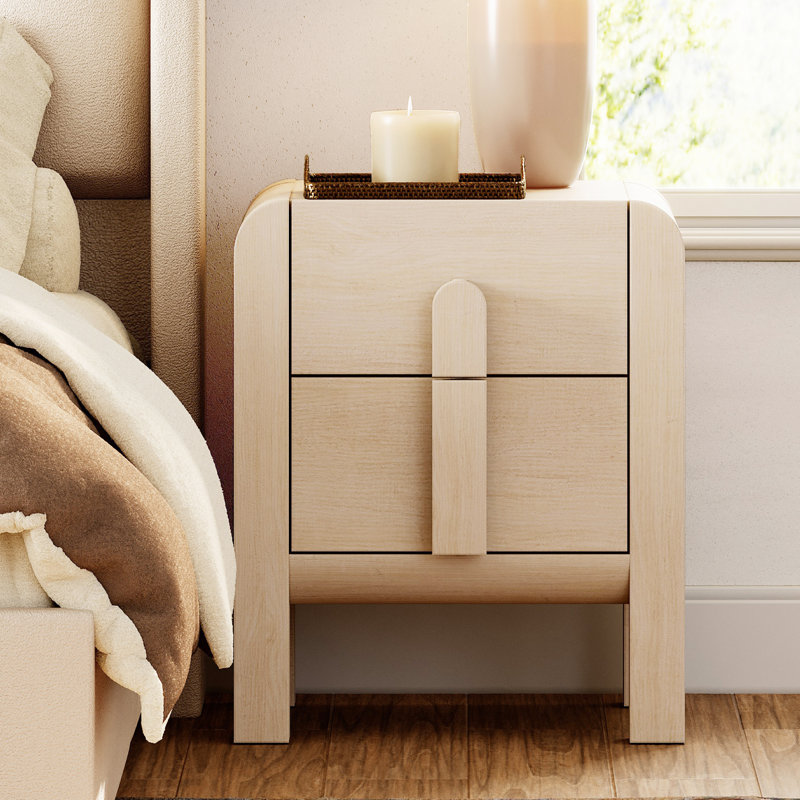 Table de chevet Adora Modern, Beige