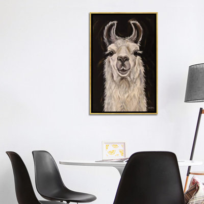 «Llama Blanca» par Hippie Hound Studios - reproduction d'art