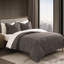 Tweed Solid Color Classic Modern Rustic Woven Comforter Set-104740430-104740433