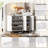 Style Storage Sideboard with Adjustable Shelves and Solid Wood Legs for Entryway-105504530