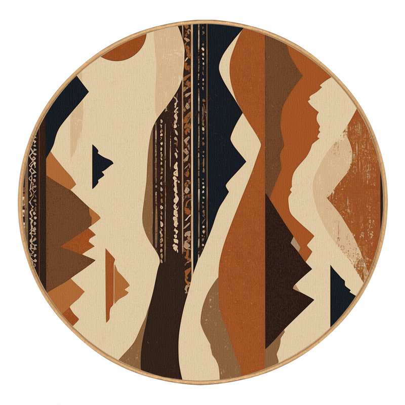 Horizon Echo Rug, Round 6'