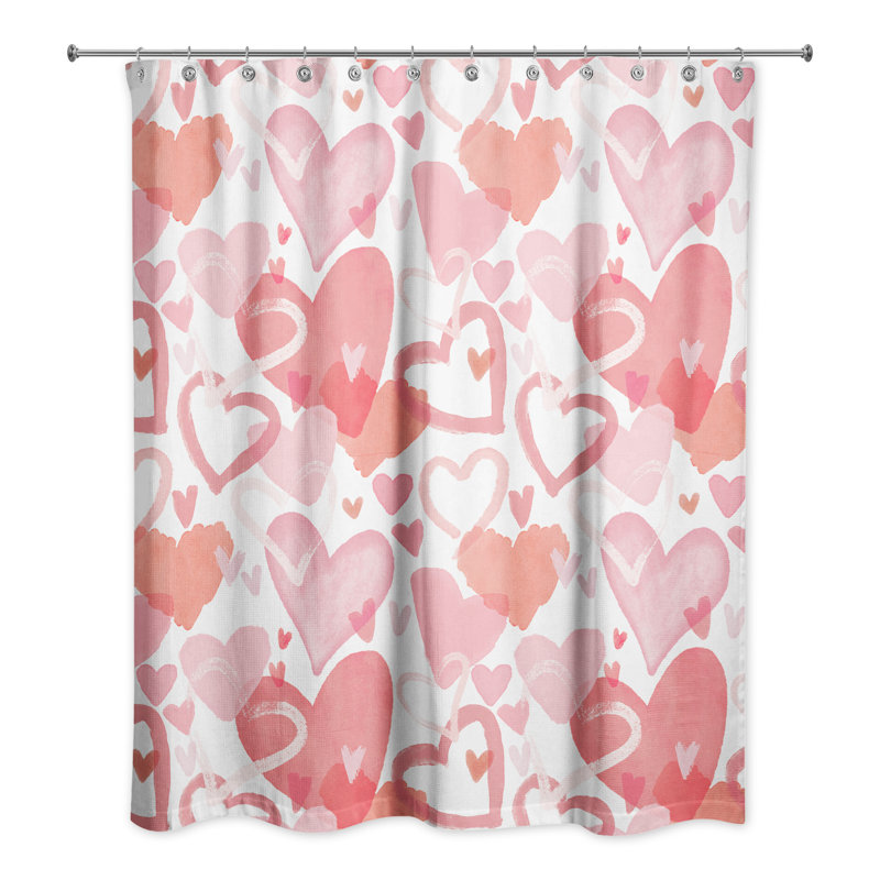 Rideau de douche Heart Cluster