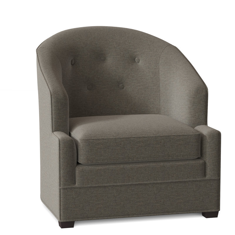 Fauteuil capitonné l 29 po Bryson, Mastic 3152