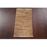 Gabbeh Kashkoli Oriental Wool Rug Hand-Knotted 1X2